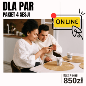 Pakiet 4 sesji online dla par