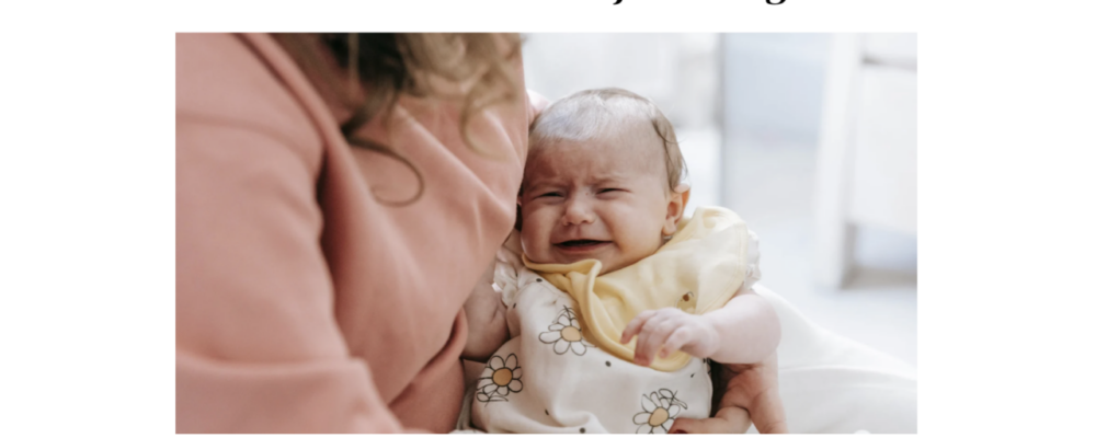 Płacz niemowlaka 0 jak reagować?