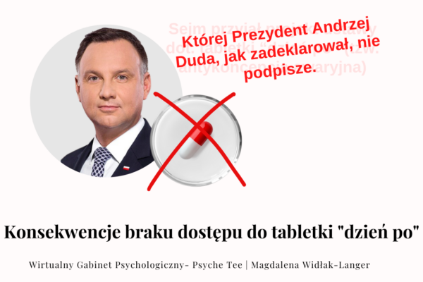Konsekwencje braku dostępu do tabletki "dzień po"